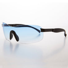 Load image into Gallery viewer, Y2K Wrap Shield Rimless Vintage Sunglass - Lance
