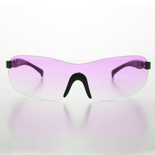 Load image into Gallery viewer, Y2K Wrap Shield Rimless Vintage Sunglass - Lance
