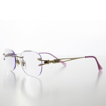 Load image into Gallery viewer, Oval Rimless Colored Lens Readers - Leona
