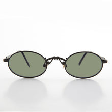 Load image into Gallery viewer, Small Oval Victorian Steampunk 90s Sunglass - Leon
