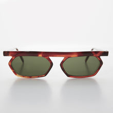 Load image into Gallery viewer, 90s Vintage Polygon Flat Top Rare Sunglass - Lestor

