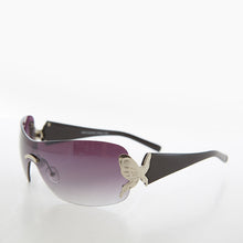 Load image into Gallery viewer, Y2K Butterfly Shield Sunglass  - Lillian
