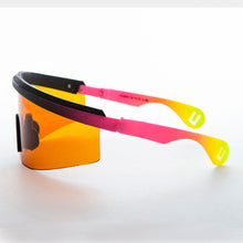 Load image into Gallery viewer, Wrap Shield Tri-color Sunglass - Looper
