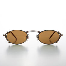 Load image into Gallery viewer, Tiny Oval Intricate Spectacles Vintage Sunglass - Lowell
