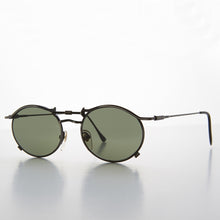 Load image into Gallery viewer, 90s Oval Steampunk Sunglass Optical Quality - Lucian
