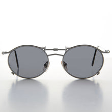 Load image into Gallery viewer, 90s Oval Steampunk Sunglass Optical Quality - Lucian

