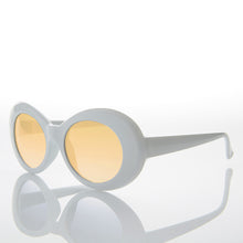 Load image into Gallery viewer, Colored Lens Oval Cat Eye Clout Sunglass - Lulu 3
