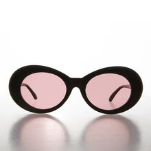 Load image into Gallery viewer, Colored Lens Oval Cat Eye Clout Sunglass - Lulu 4
