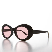 Load image into Gallery viewer, Colored Lens Oval Cat Eye Clout Sunglass - Lulu 4
