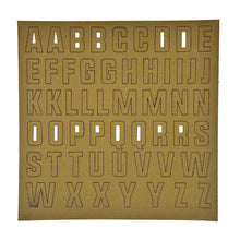 Load image into Gallery viewer, Alphabet Letters Patch Pack - CORDURA
