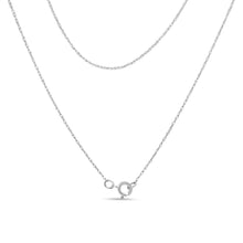 Load image into Gallery viewer, 14K White Gold 1 1/2 Cttw Invisible Set Princess and Channel Set Baguette-cut Diamond Triple Curve Pendant Necklace (G-H Color, SI1-SI2 Clarity) - NO CHAIN INCLUDED
