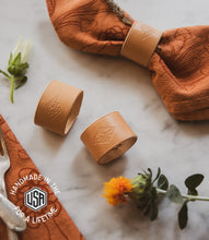 Load image into Gallery viewer, Leather Napkin Ring  - USA Made
