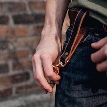 Load image into Gallery viewer, Leather Key Clip Loop - USA Made
