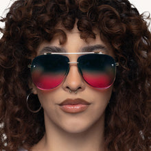 Load image into Gallery viewer, Luna - Tangle Free - Pride Aviator Sunglasses
