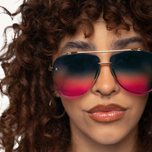 Load image into Gallery viewer, Luna - Tangle Free - Pride Aviator Sunglasses

