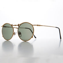 Load image into Gallery viewer, Round 90s Goth Vintage Sunglass - Mackaveli
