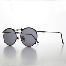 Load image into Gallery viewer, Round 90s Goth Vintage Sunglass - Mackaveli
