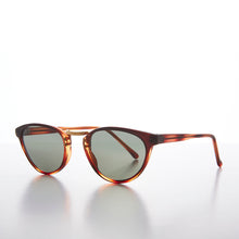 Load image into Gallery viewer, Small Cat Eye Sunglass with Gold Accents - Mara
