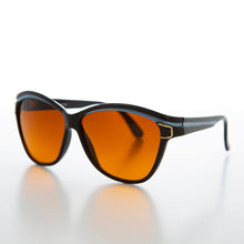 Load image into Gallery viewer, Chunky Black Frame Women's Deadstock Sunglass - Margot
