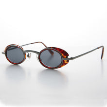 Load image into Gallery viewer, Small Oval Steampunk Spectacle Sunglass - Marty
