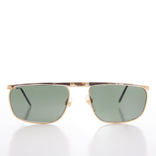 Load image into Gallery viewer, Gold and Silver Flat Top Rectangle Sunglasses - Medford

