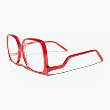Load image into Gallery viewer, Red Oversized Reader or Bifocal Glasses - Mia
