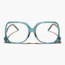 Load image into Gallery viewer, Blue Oversized Reader or Bifocal Glasses - Mia
