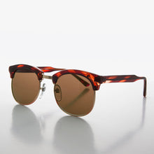 Load image into Gallery viewer, Classic Preppy Half Rim Sunglass with Glass Lens - Mickey
