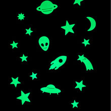 Load image into Gallery viewer, Mini Morale - Laser Cut &#39;Outta This World&#39; Pack - Glow in the Dark
