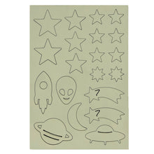 Load image into Gallery viewer, Mini Morale - Laser Cut &#39;Outta This World&#39; Pack - Glow in the Dark
