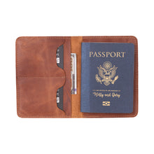 Load image into Gallery viewer, Viaggio Leather Passport Wallet
