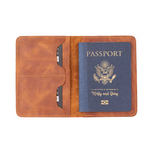 Load image into Gallery viewer, Viaggio Leather Passport Wallet
