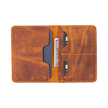 Load image into Gallery viewer, Viaggio Leather Passport Wallet
