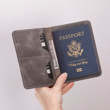 Load image into Gallery viewer, Viaggio Leather Passport Wallet
