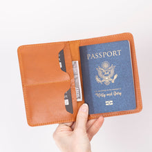 Load image into Gallery viewer, Viaggio Leather Passport Wallet
