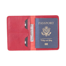 Load image into Gallery viewer, Viaggio Leather Passport Wallet
