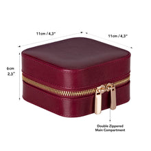 Load image into Gallery viewer, Amanda Leather Jewelry Box, Medium
