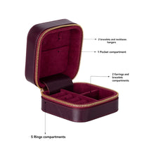 Load image into Gallery viewer, Amanda Leather Jewelry Box, Medium
