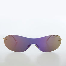 Load image into Gallery viewer, Mono Lens Vintage Sunglasses with Piercing - Monte
