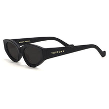Load image into Gallery viewer, Kat x Money Moves - Black Cateye Sunglasses
