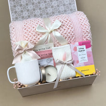 Load image into Gallery viewer, Mother's Cozy Self Care Gift Basket
