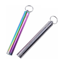 Load image into Gallery viewer, Portable Toothpick Holder Key-Chain Waterproof Screw Cap Available In 4 Styles
