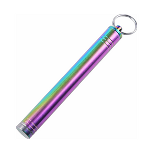 Portable Toothpick Holder Key-Chain Waterproof Screw Cap Available In 4 Styles