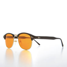 Load image into Gallery viewer, Half Frame Amber Lens Sunglasses - Eaton
