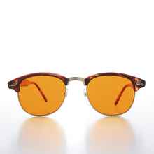 Load image into Gallery viewer, Half Frame Amber Lens Sunglasses - Eaton

