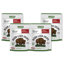 Load image into Gallery viewer, Bison Liver Crisps - 100% Grass-Fed/Finished
