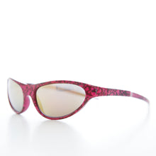 Load image into Gallery viewer, 90s Metallic Sporty Wrap Around Sunglasses - Nexus
