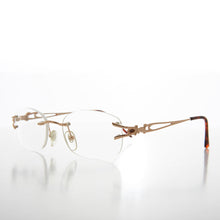 Load image into Gallery viewer, Rimless Readers with Metal Temples - Nicky
