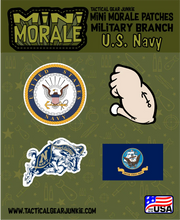 Load image into Gallery viewer, Stickers - Mini Morale - U.S. Navy Pack 1
