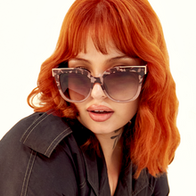Load image into Gallery viewer, Coco - Tortoise Frame Brown Lens Wayfarer Sunglasses
